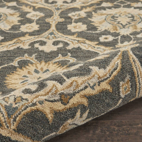 Nourison Jazmine Blue 79 X 99 Area Rug 805-113474 Image 2