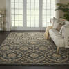 Nourison Jazmine Blue 79 X 99 Area Rug 805-113474 Thumb 3