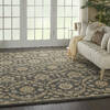 Nourison Jazmine Blue 79 X 99 Area Rug  805-113474 Thumb 5