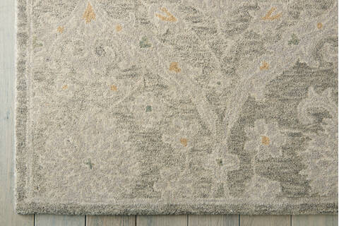 Nourison Jazmine Grey 53 X 75 Area Rug 805-113476 Image 1