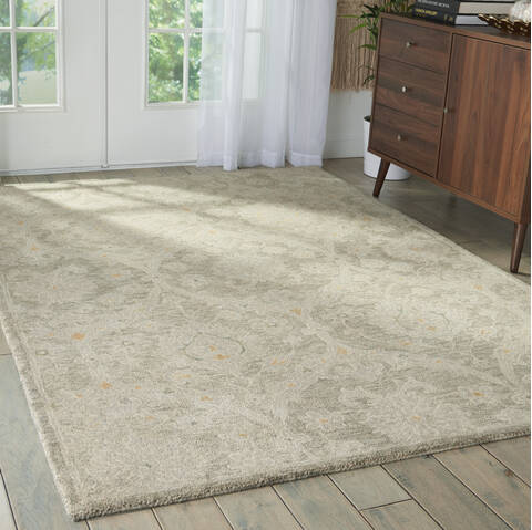 Nourison Jazmine Grey 53 X 75 Area Rug 805-113476 Image 6