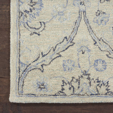 Nourison Jazmine Beige Runner 23 X 100 Area Rug 805-113479 Image 1
