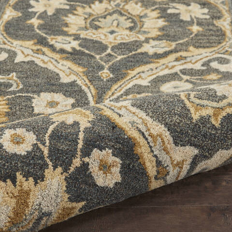 Nourison Jazmine Blue Runner 23 X 100 Area Rug 805-113480 Image 2