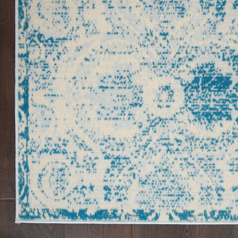 Nourison Jubilant Blue 40 X 60 Area Rug 805-113492 Image 1