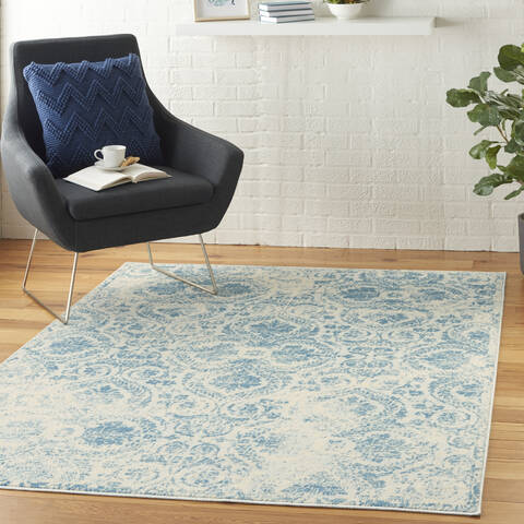 Nourison Jubilant Blue 40 X 60 Area Rug 805-113492 Image 5