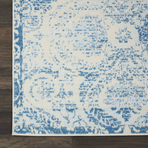 Nourison Jubilant Blue 710 X 910 Area Rug 805-113495 Image 1