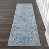 Nourison Jubilant Blue Runner 23 X 73 Area Rug  805-113496 Thumb 3