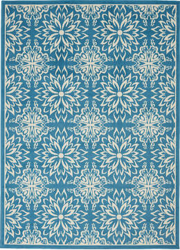 Nourison Jubilant Beige Rectangle 4x6 ft Polypropylene Carpet 113498