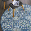 Nourison Jubilant Beige Round 53 X 53 Area Rug 805-113499 Thumb 4