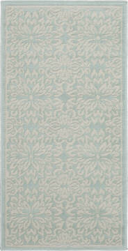 Nourison Jubilant Beige Rectangle 2x4 ft Polypropylene Carpet 113502