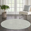 Nourison Jubilant Beige Round 53 X 53 Area Rug  805-113504 Thumb 3