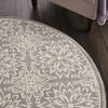 Nourison Jubilant Beige Round 53 X 53 Area Rug 805-113509 Thumb 4