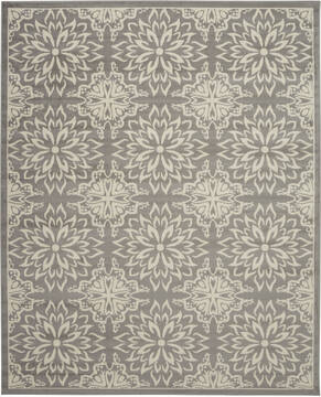 Nourison Jubilant Beige Rectangle 8x10 ft Polypropylene Carpet 113511