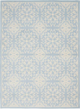 Nourison Jubilant Beige Rectangle 4x6 ft Polypropylene Carpet 113513