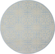 Nourison Jubilant Beige Round 5 to 6 ft Polypropylene Carpet 113514