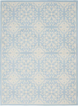Nourison Jubilant Beige Rectangle 5x7 ft Polypropylene Carpet 113515