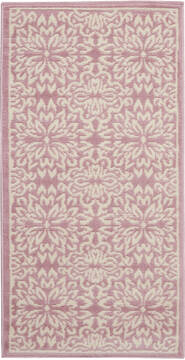 Nourison Jubilant Beige Rectangle 2x4 ft Polypropylene Carpet 113517