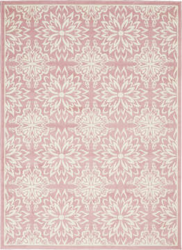 Nourison Jubilant Beige Rectangle 4x6 ft Polypropylene Carpet 113518