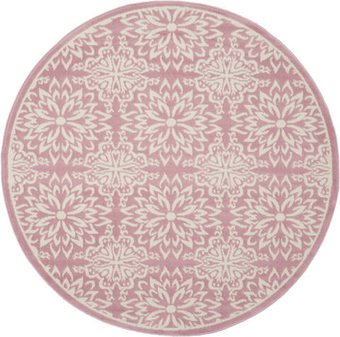 Nourison Jubilant Beige Round 53 X 53 Area Rug 805-113519 Image 0