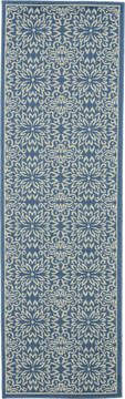 Nourison Jubilant Beige Runner 6 to 9 ft Polypropylene Carpet 113522
