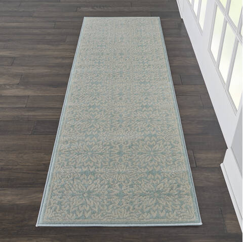 Nourison Jubilant Beige Runner 23 X 73 Area Rug 805-113523 Image 3
