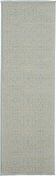 Nourison Jubilant Beige Runner 6 to 9 ft Polypropylene Carpet 113525