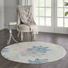 Nourison Jubilant Beige Round 53 X 53 Area Rug  805-113528 Thumb 5