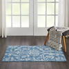 Nourison Jubilant Blue 20 X 40 Area Rug  805-113532 Thumb 3