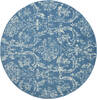 Nourison Jubilant Blue Round 53 X 53 Area Rug 805-113534 Thumb 0