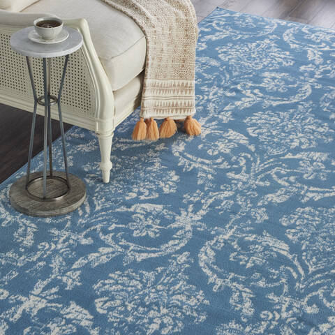 Nourison Jubilant Blue 710 X 910 Area Rug 805-113536 Image 4