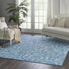 Nourison Jubilant Blue 710 X 910 Area Rug  805-113536 Thumb 5