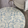 Nourison Jubilant Beige Round 53 X 53 Area Rug 805-113539 Thumb 4