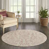 Nourison Jubilant Beige Round 53 X 53 Area Rug  805-113544 Thumb 3