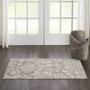 Nourison Jubilant Grey 20 X 40 Area Rug  805-113547 Thumb 3