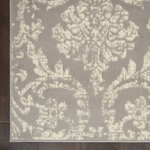Nourison Jubilant Grey 53 X 73 Area Rug 805-113550 Image 1