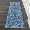 Nourison Jubilant Blue Runner 23 X 73 Area Rug  805-113553 Thumb 3