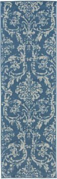 Nourison Jubilant Blue Runner 2'3" X 7'3" Area Rug  805-113553