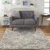 Nourison Jubilant Grey 40 X 60 Area Rug  805-113557 Thumb 3