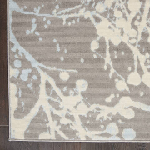 Nourison Jubilant Grey 53 X 73 Area Rug 805-113559 Image 1