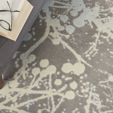 Nourison Jubilant Grey 53 X 73 Area Rug 805-113559 Image 4