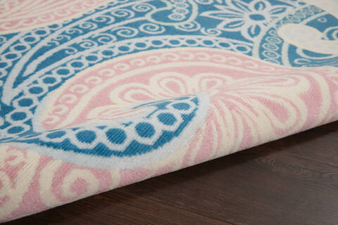 Nourison Jubilant Blue 53 X 73 Area Rug 805-113571 Image 2