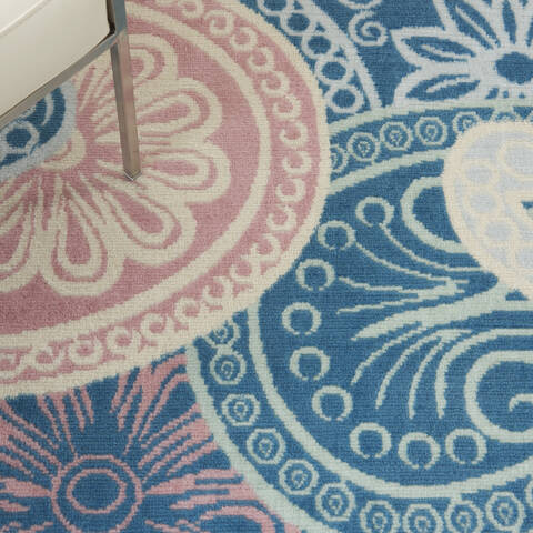 Nourison Jubilant Blue 53 X 73 Area Rug 805-113571 Image 4