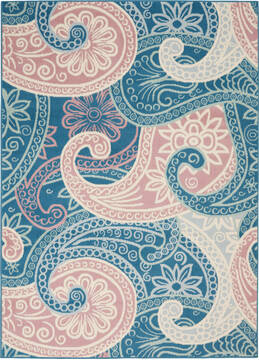 Nourison Jubilant Blue 5'3" X 7'3" Area Rug  805-113571