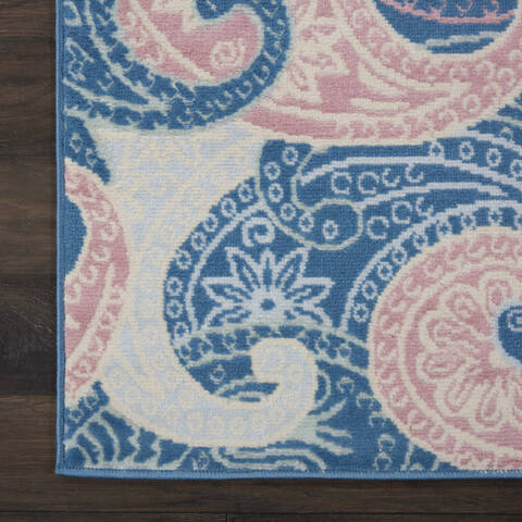 Nourison Jubilant Blue Runner 23 X 73 Area Rug 805-113573 Image 1