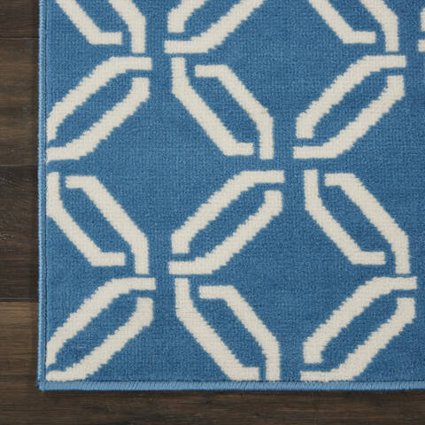Nourison Jubilant Blue 20 X 40 Area Rug 805-113580 Image 1
