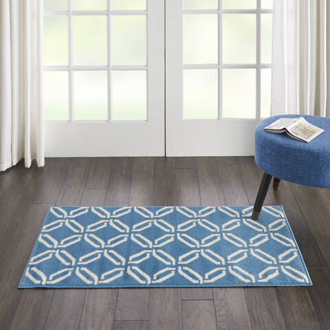Nourison Jubilant Blue 20 X 40 Area Rug 805-113580 Image 3