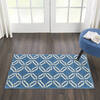 Nourison Jubilant Blue 20 X 40 Area Rug  805-113580 Thumb 4