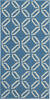 Nourison Jubilant Blue 20 X 40 Area Rug  805-113580 Thumb 0