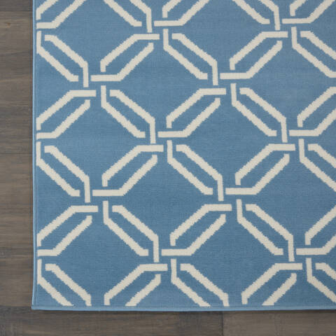 Nourison Jubilant Blue 710 X 910 Area Rug 805-113584 Image 1