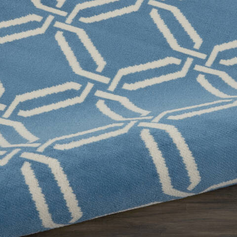 Nourison Jubilant Blue 710 X 910 Area Rug 805-113584 Image 2